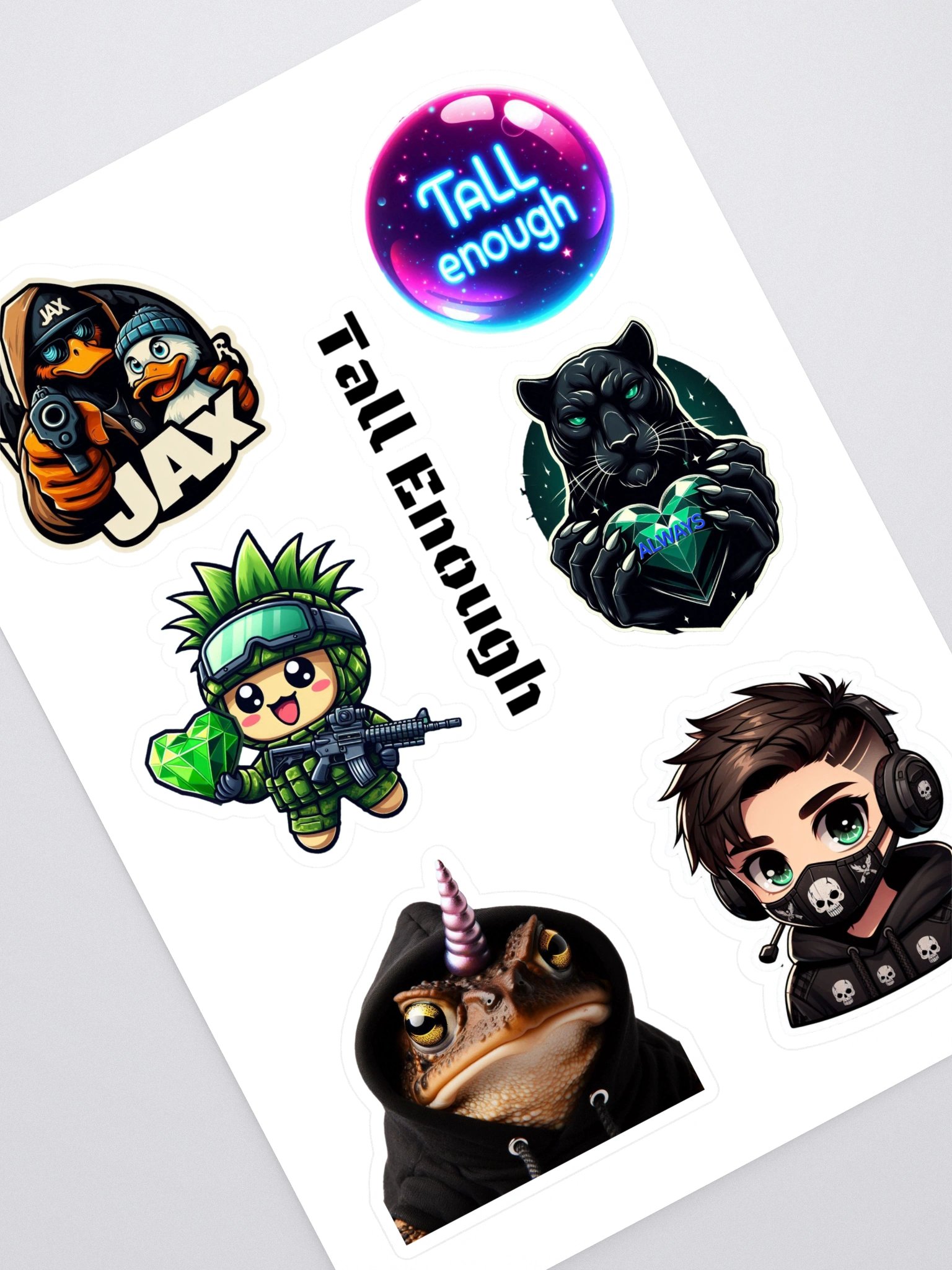 Custom DarkRaven Sticker Sheet - Express Yourself! product image (1)