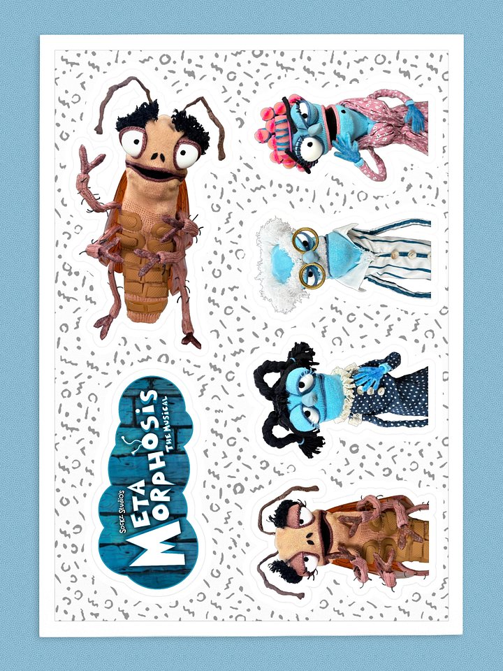 🎶 Metamorphosis the Musical - Sticker Sheet product image (2)