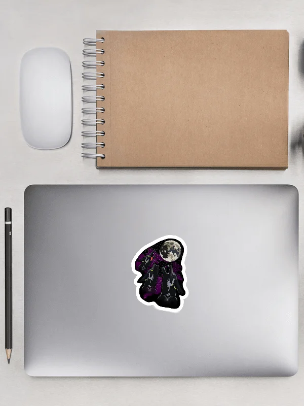 Three Dog Moon Sticker product image (1)