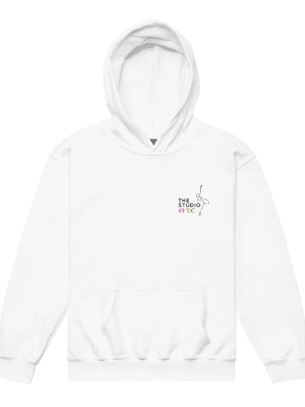 Youth Hoodie | White with Main Studio Logo on Front product image (1)