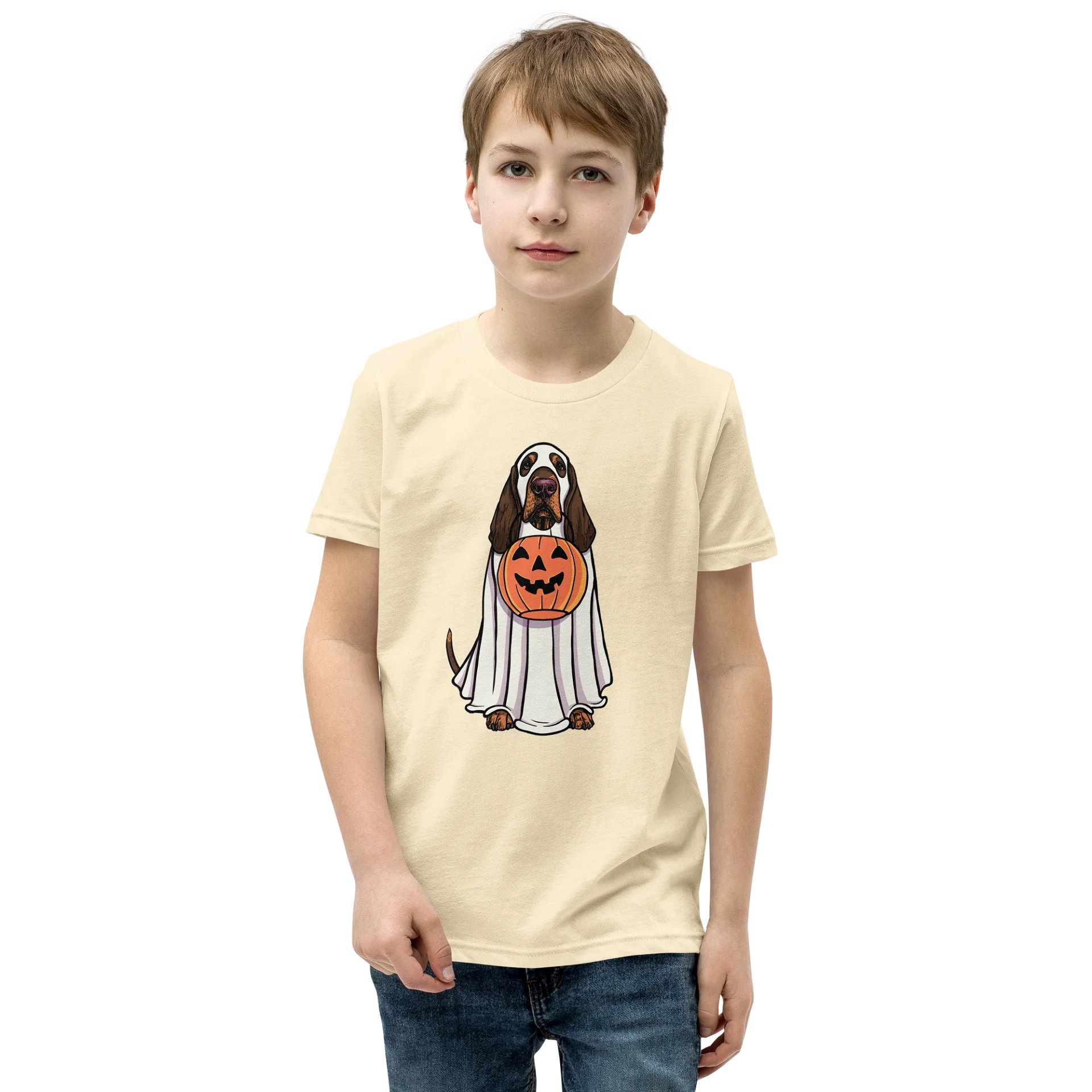 Halloween Bloodhound(Red & Tan) Youth T-Shirt product image (1)