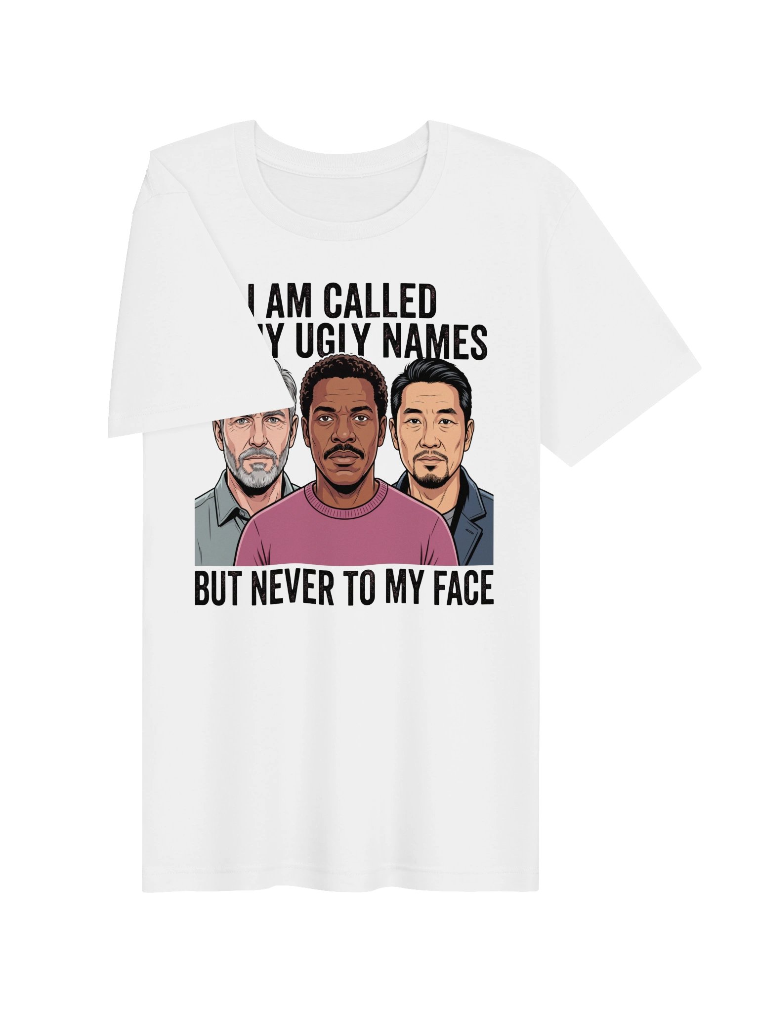 I am called many ugly names but never to my face Statement Tee product image (18)