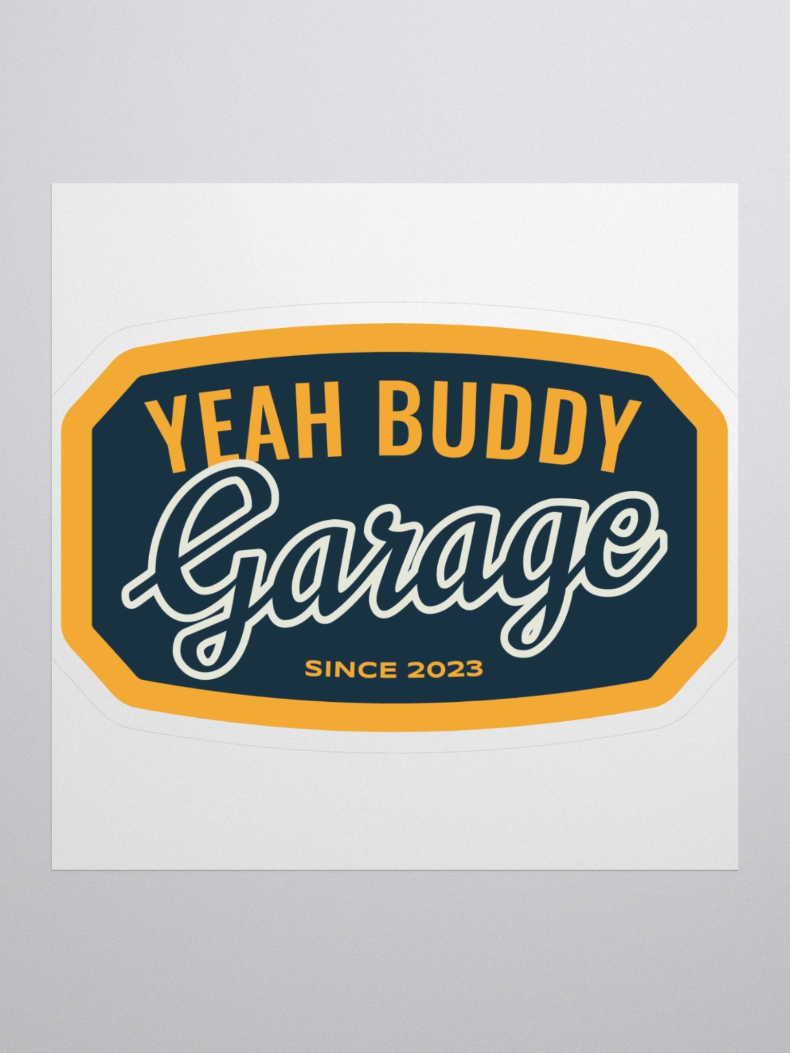 Sticker - Classic Logo Blue Background product image (1)