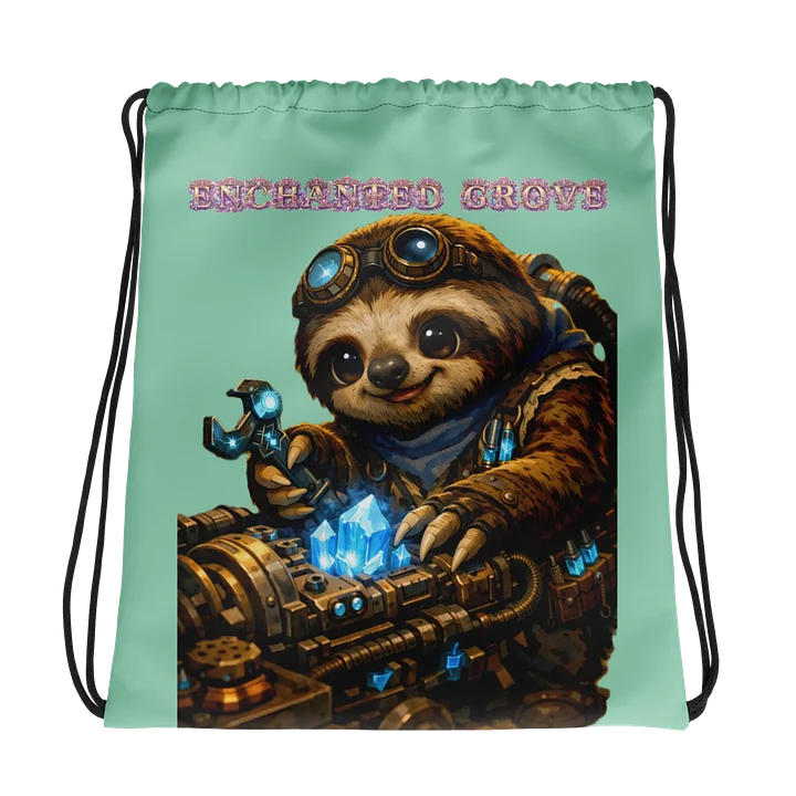 Kingdom Mystical Mechanic All-Over Drawstring Bag product image (1)