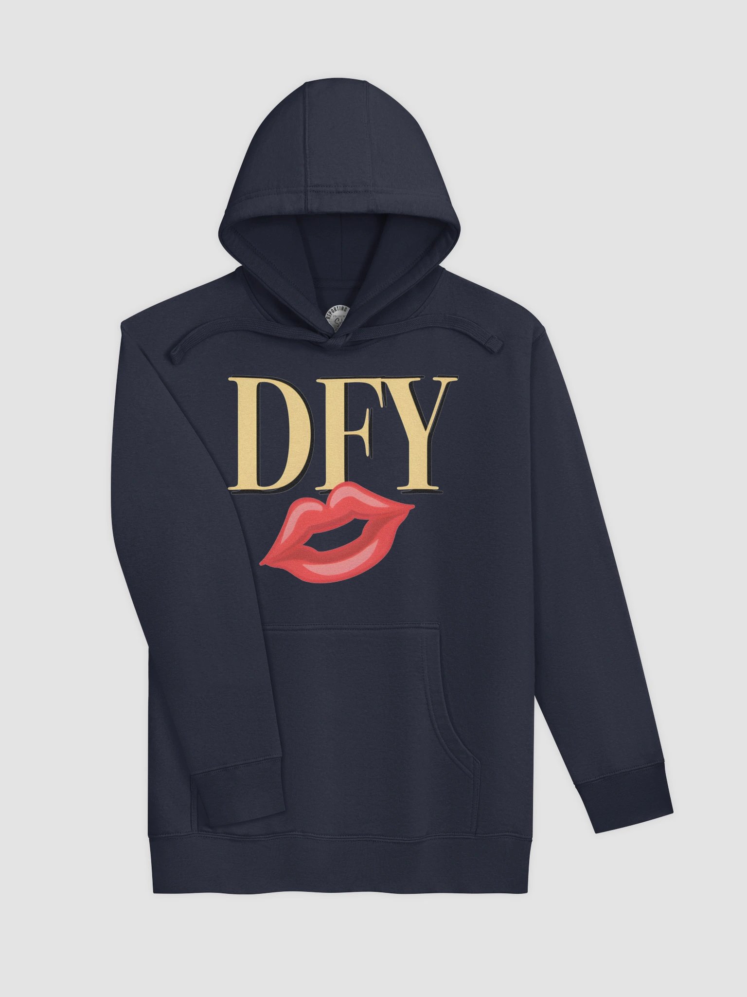 DFY Don't Flatter Yourself Reaction Cotton Heritage Unisex Premium Hoodie product image (3)