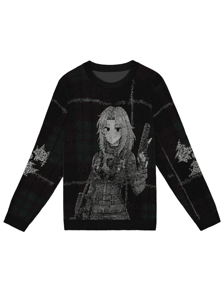 Waifu Operator Tartan Knit Sweater product image (1)