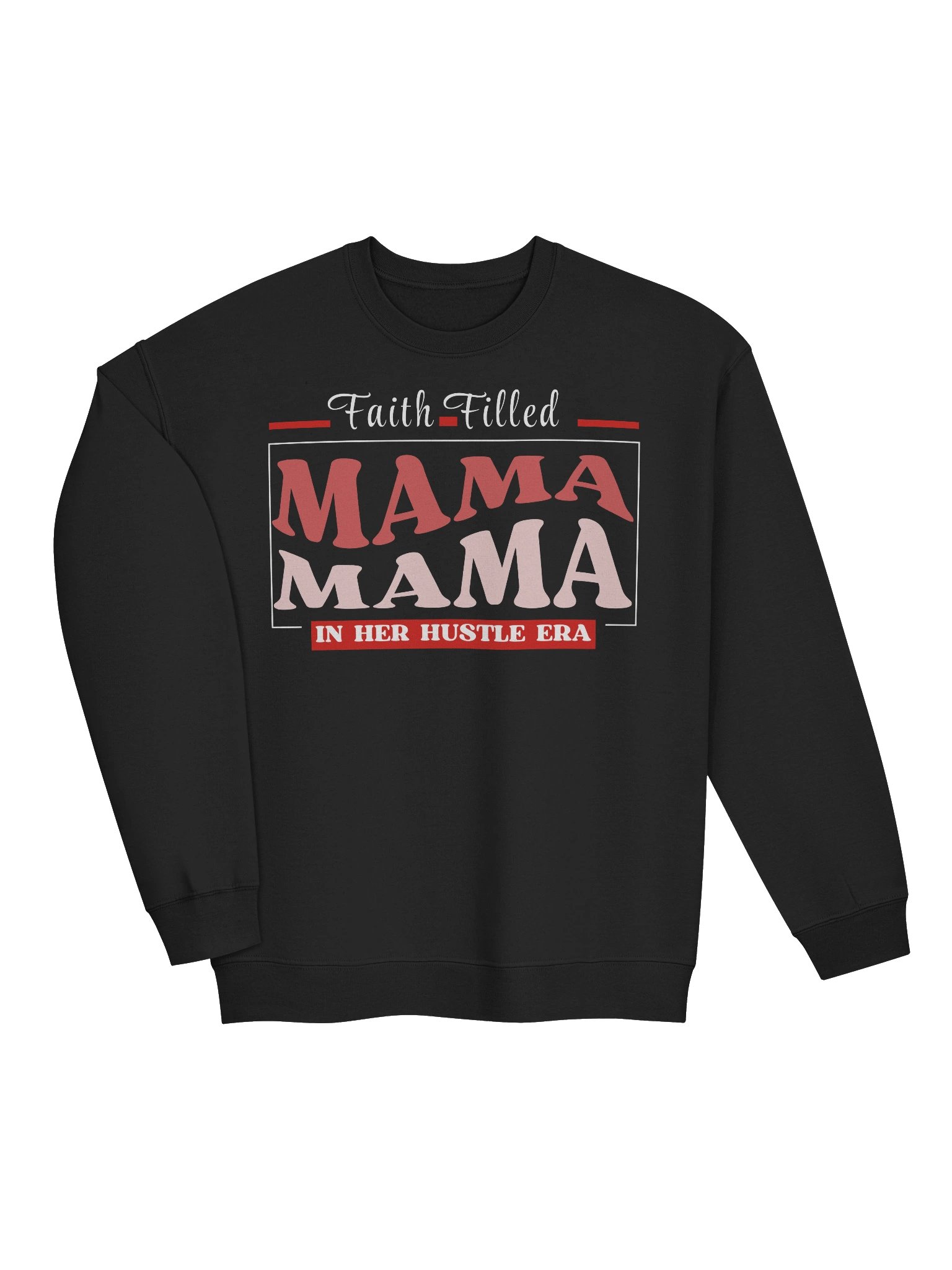 Faith filled Mom In Her Hustle Era | Christian Gildan Sweatshirt | Mom Gift for believers product image (3)