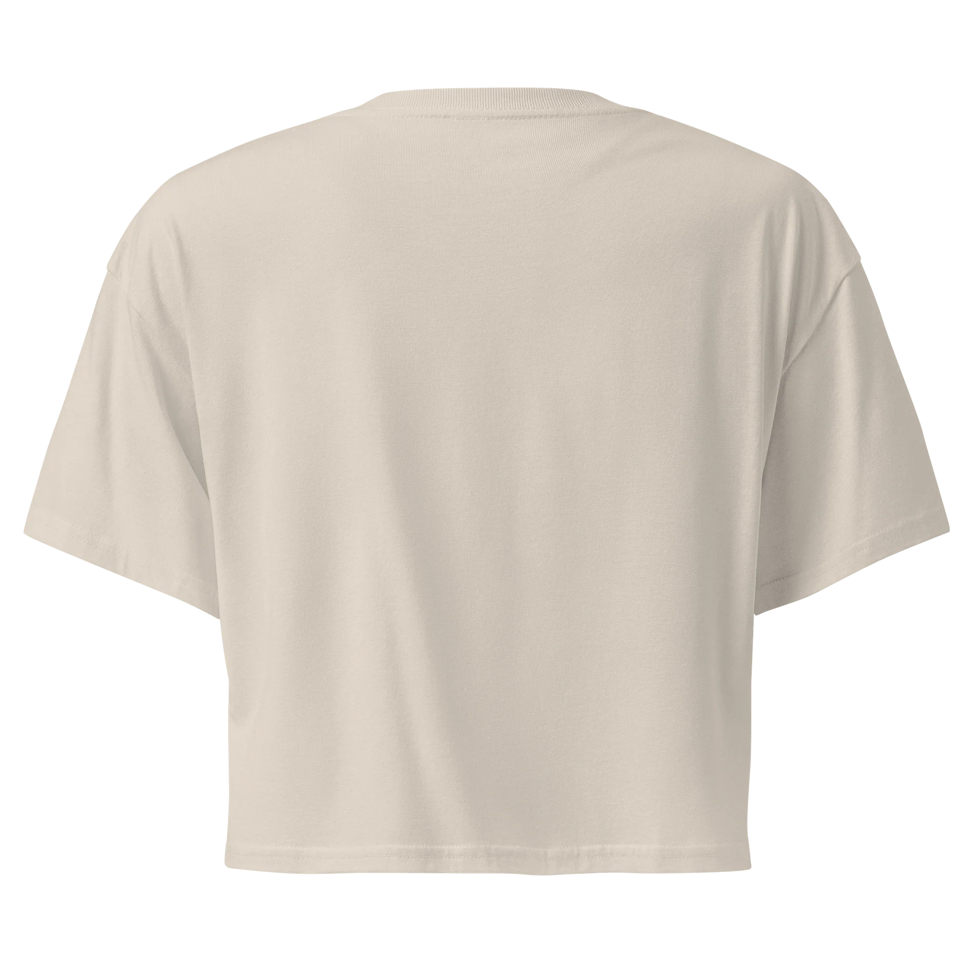 Who Feels it Knows it Embroidered Womens Crop T product image (5)