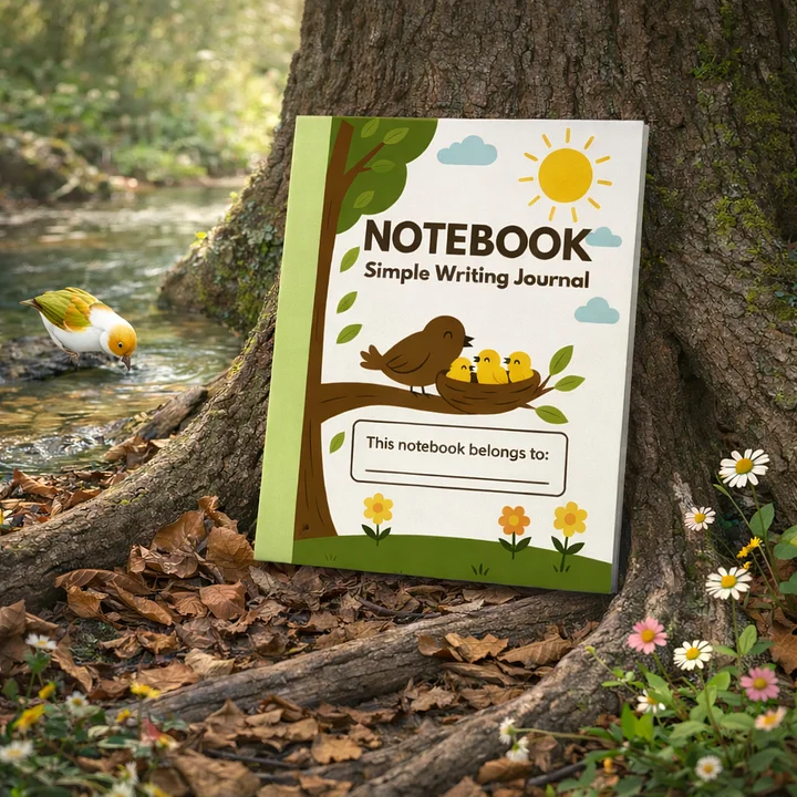 Kids' Birds-Themed Notebook | 30 Fun Pages + Freebies | Instant Digital Download product image (1)