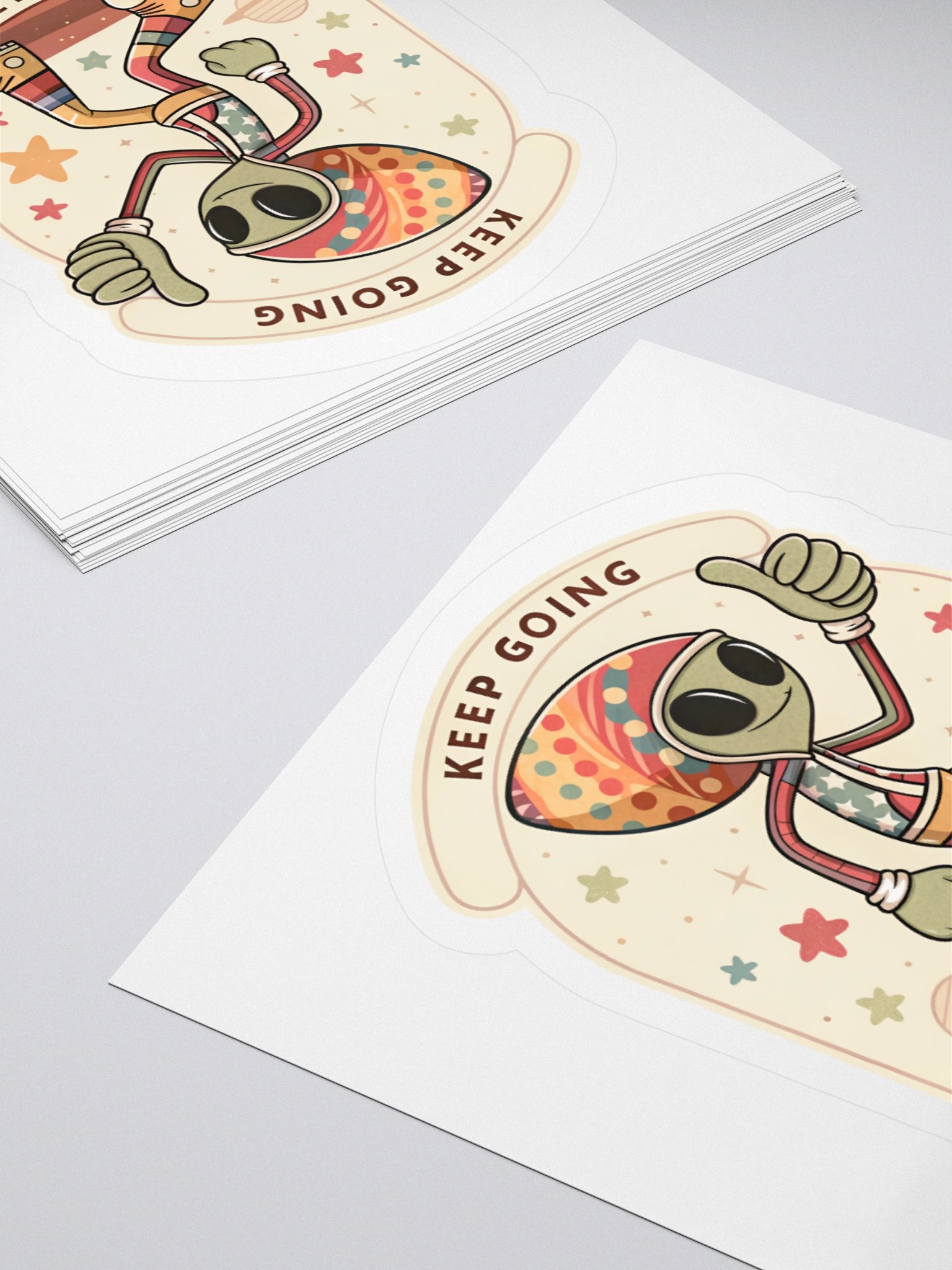 Rasta Alien Sticker product image (4)