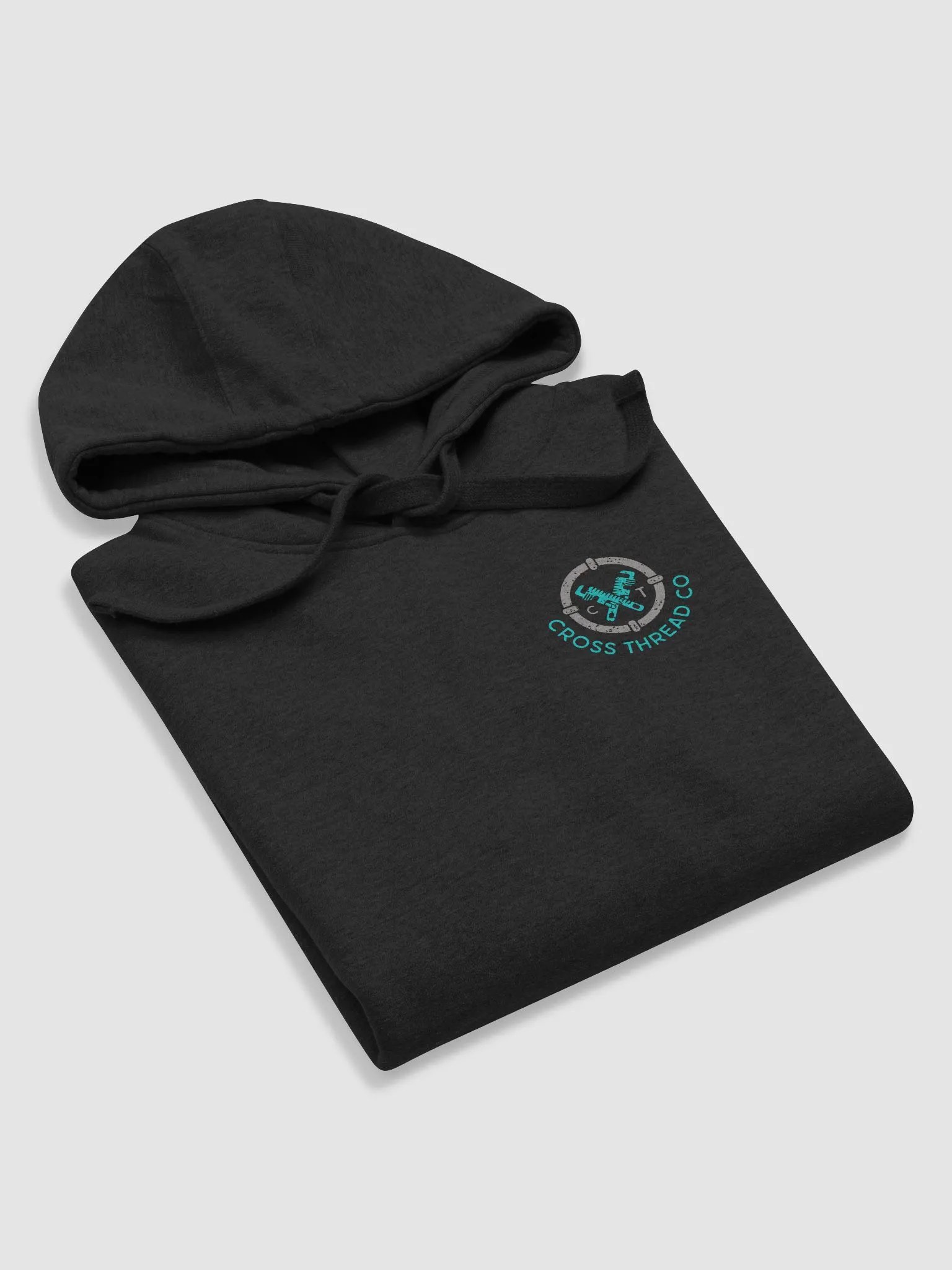 Logo hoodie (Teal Logo) product image (5)
