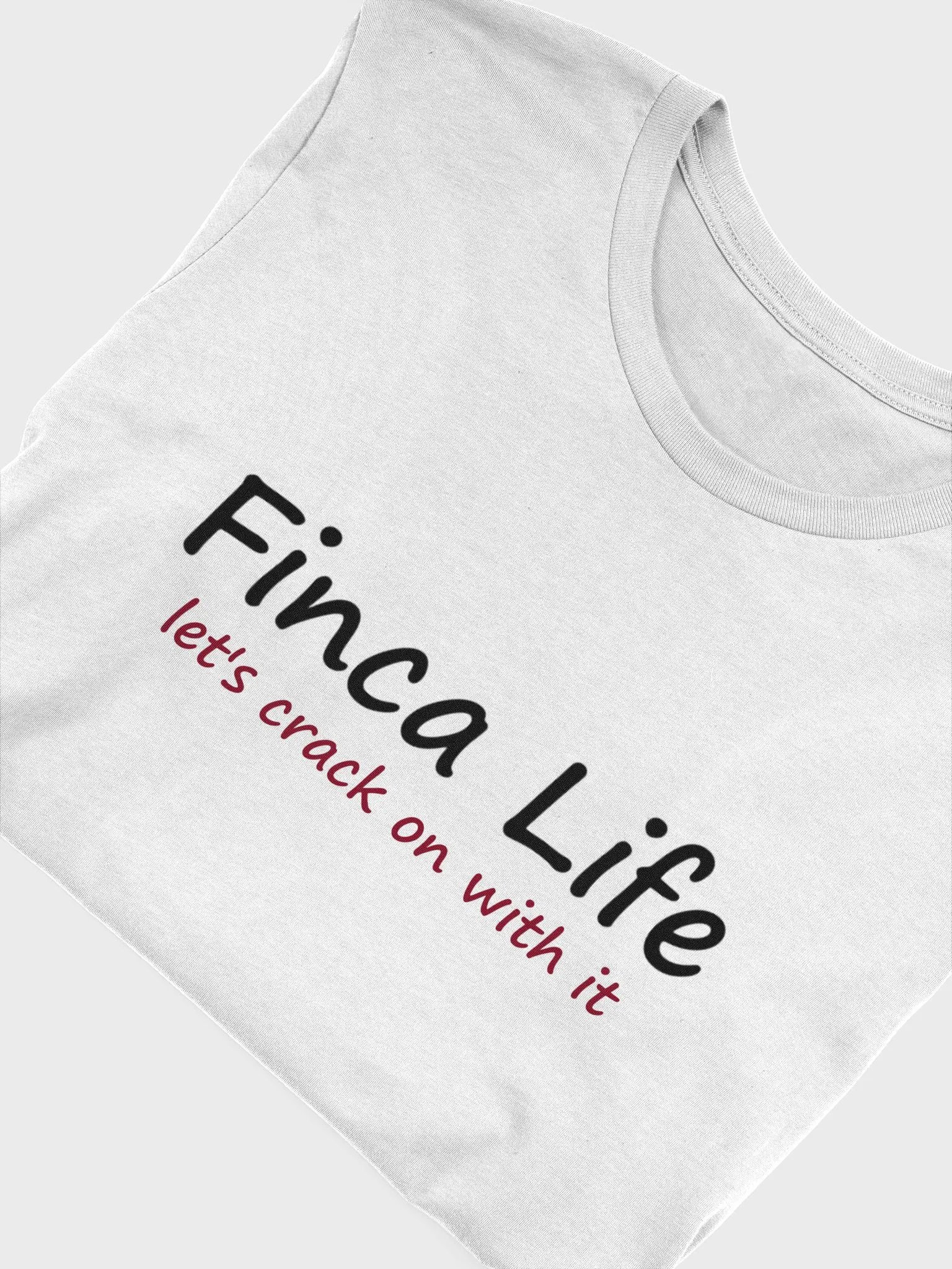 Crack on tee - white product image (4)