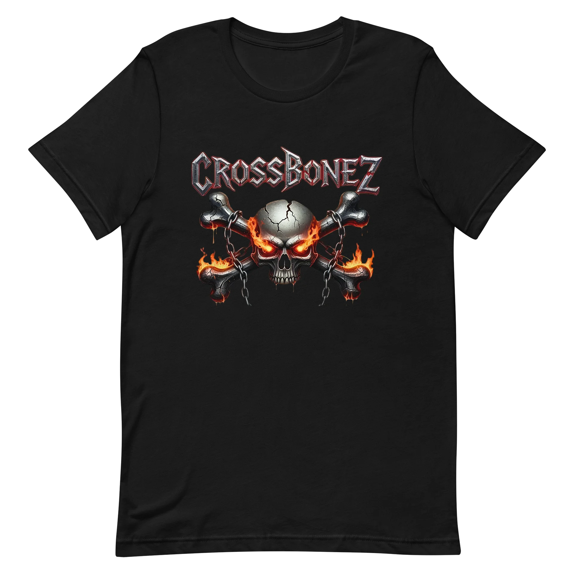 CrossBonez Fiery Skull Tee product image (5)