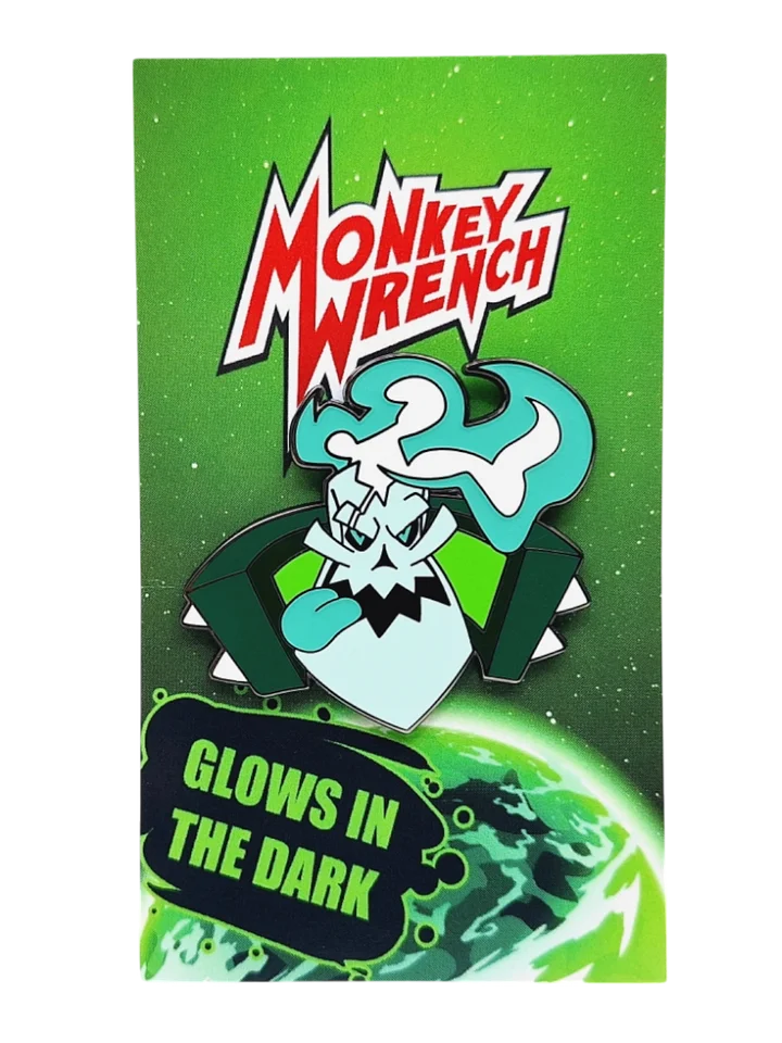 Jaw Bone Pin - Glow In The Dark product image (1)