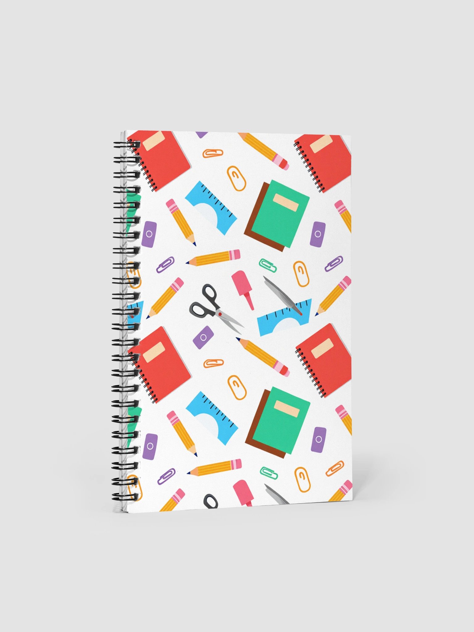 Vibrant School Supplies Spiral Notebook product image (1)