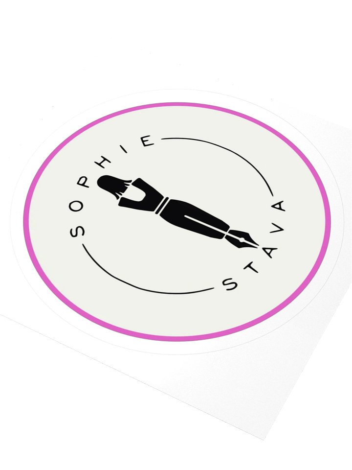 Sophie Stava Sticker — White — view 3
