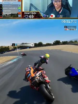Goat-nya Le Mans hampir kepeleset di Laguna Seca😹 @cirooos | #motogp #motogp24 #motogp26 #thohamaingame #fypシ