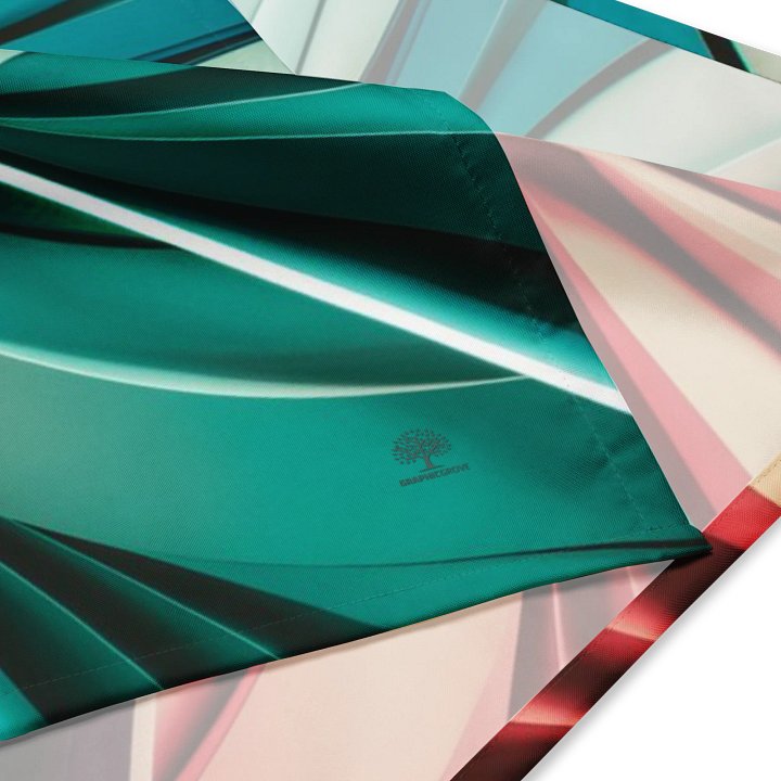 Graphic Grove Abstract All-Over Print Bandana - Eco-Friendly & Stylish product image (2)