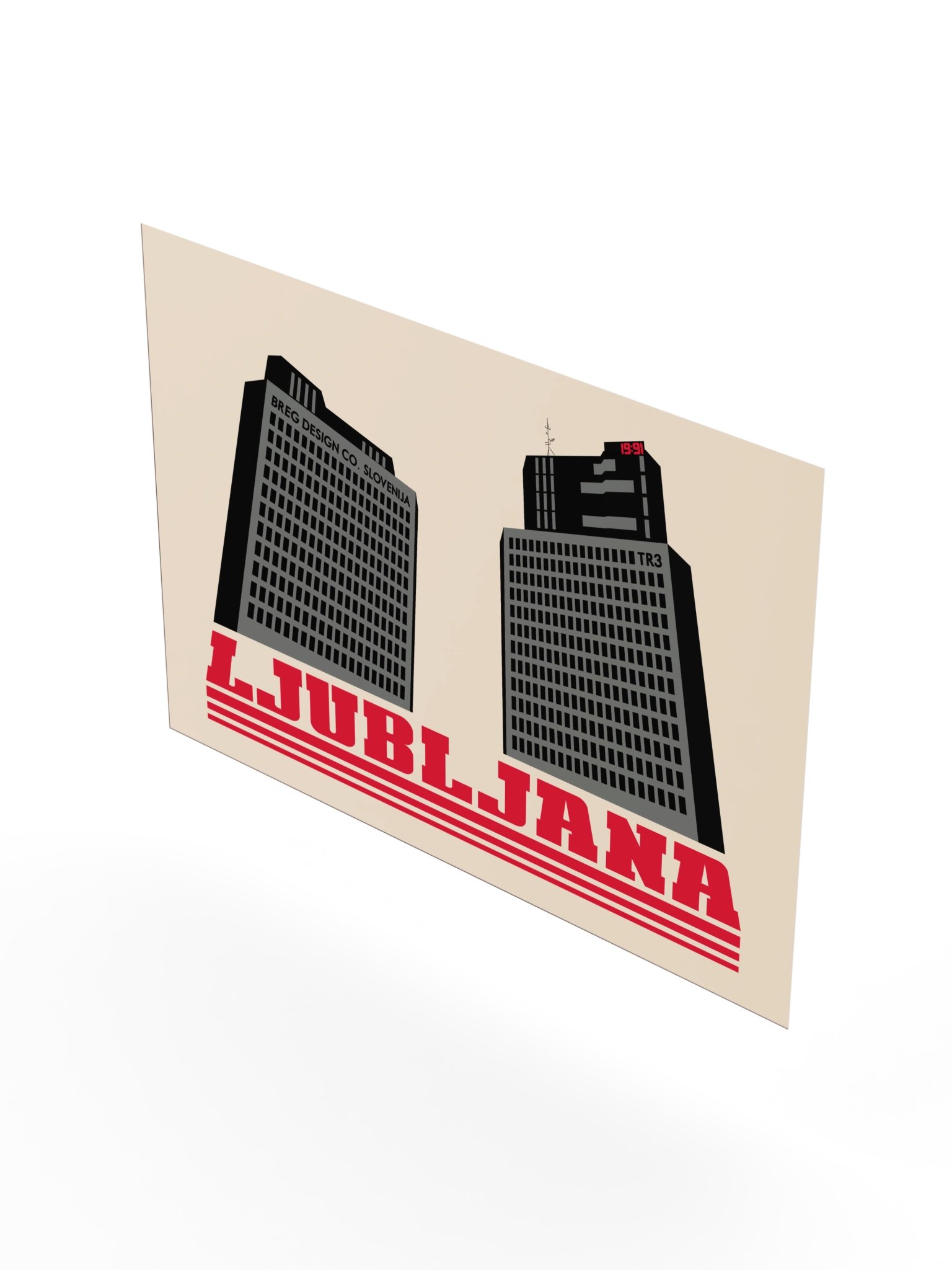 Ljubljana TR3 | Wall Poster product image (3)