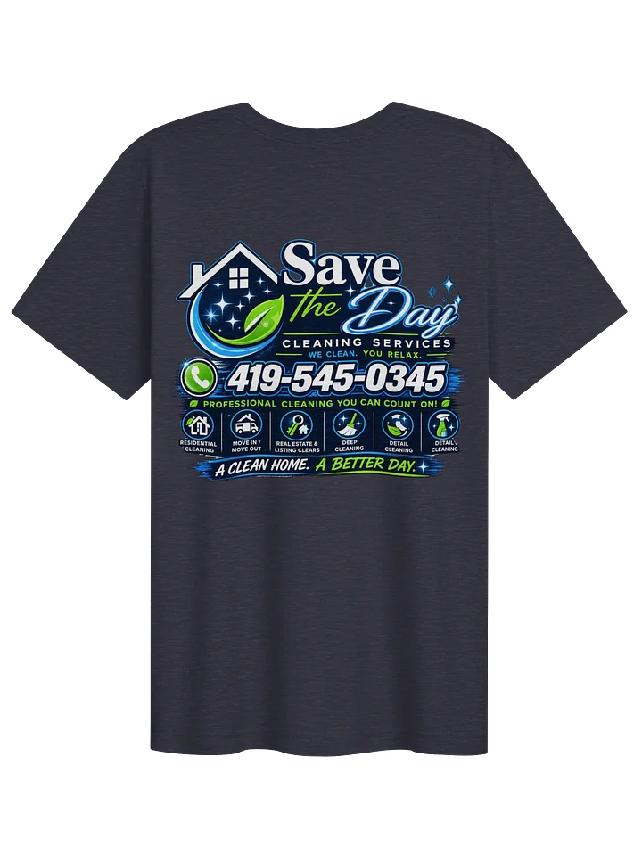Save the Day Cleaning Services Tee product image (32)