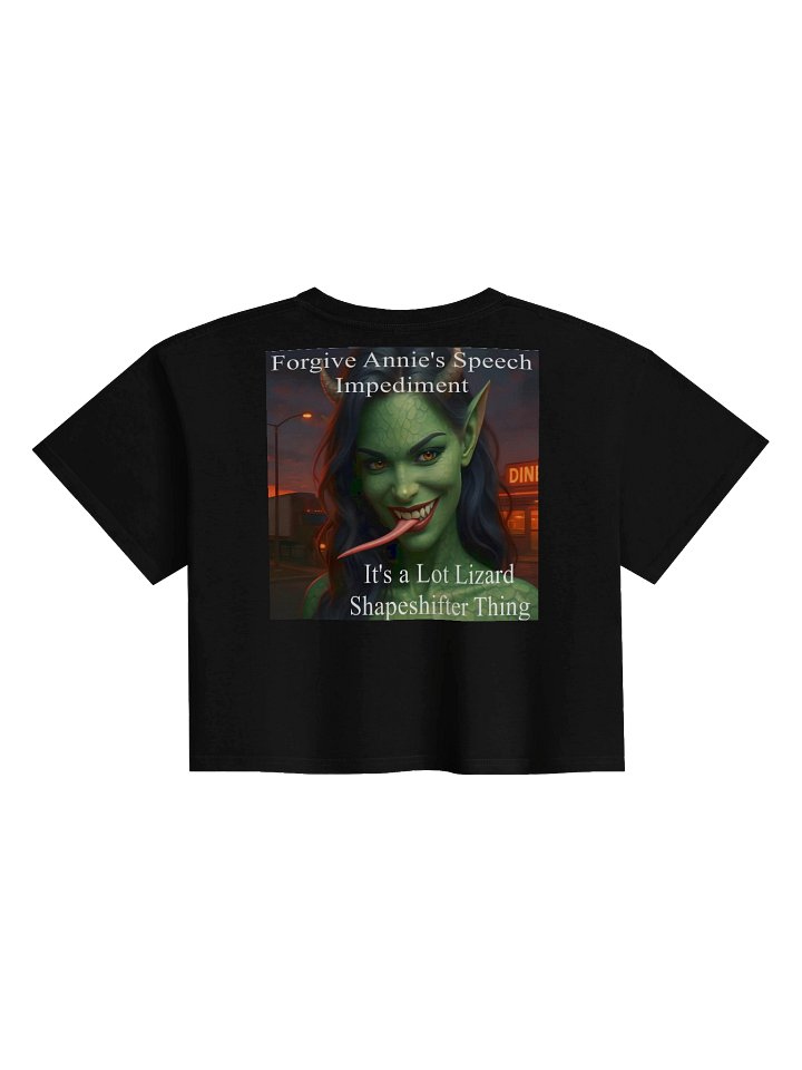 Neon Lot Lizards Reptilian Night Crop Top product image (2)