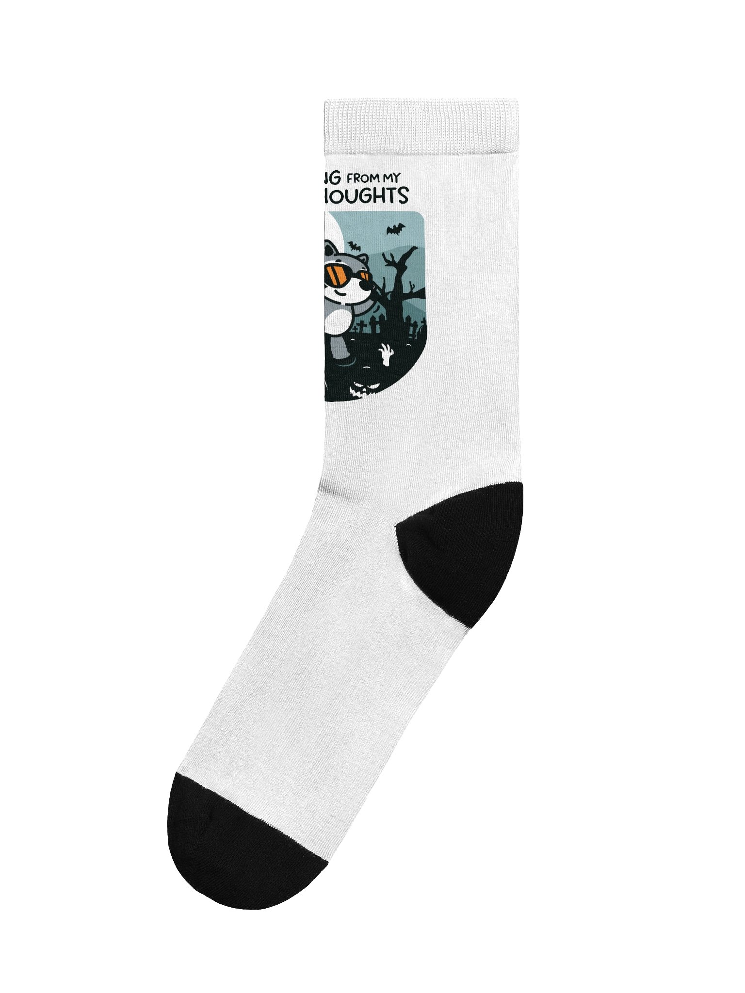 Running From My Dark Thoughts Socks product image (1)