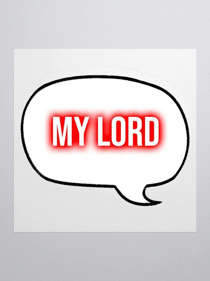 M'Lord Sticker - Red product image (1)