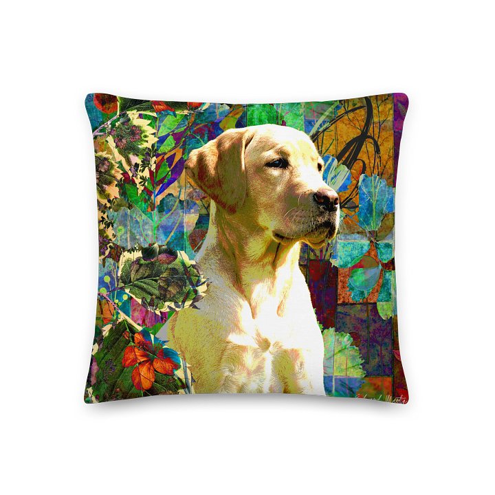 Vibrant Canine Collage Premium Pillow product image (3)