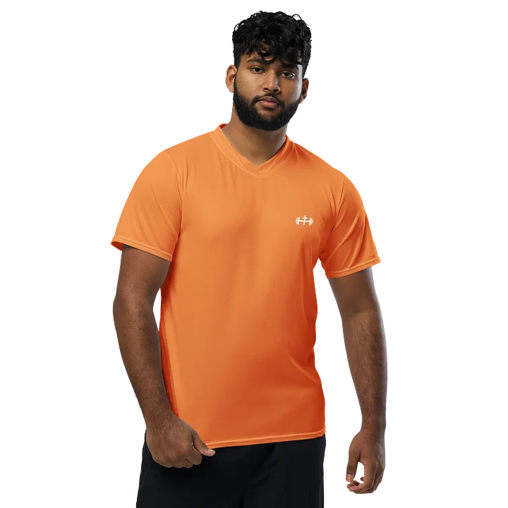 His House Mens Performance V-Neck T-Shirt - Orange product image (1)
