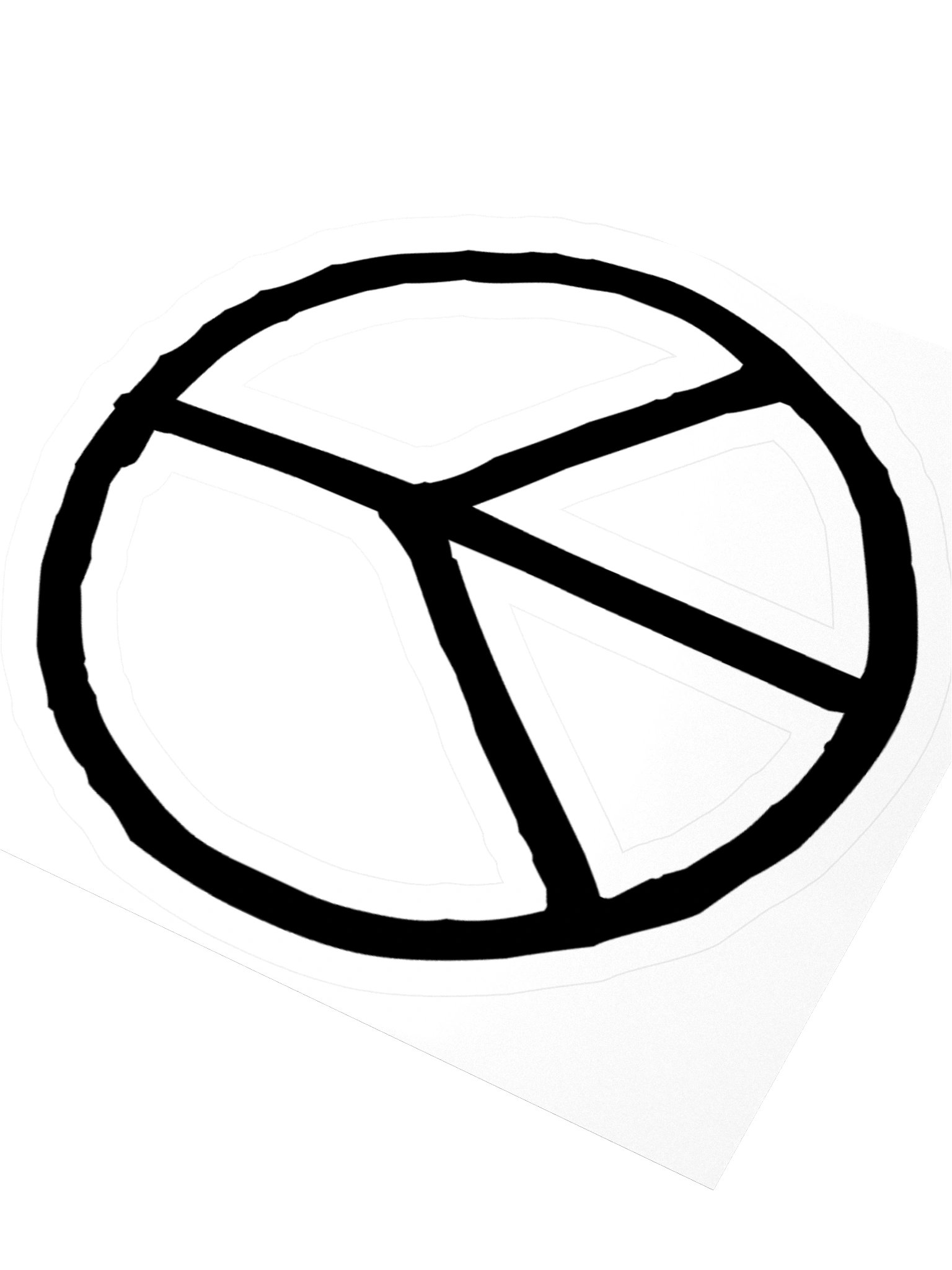 Peace Symbol Sticker product image (7)