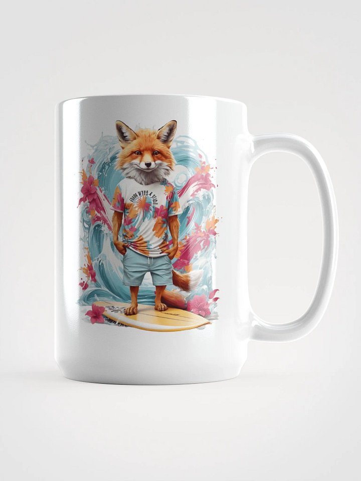 Stay Wild - Ocean Child Fox Surfing Mug product image (1)