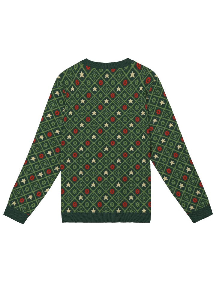 Flaming Duck Logo Knit Sweater - Holiday Heatwave product image (2)