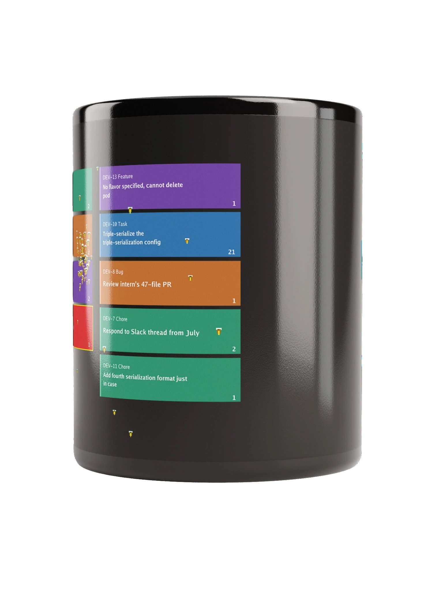 Bees have Entered the Sprint Mug Blk product image (4)