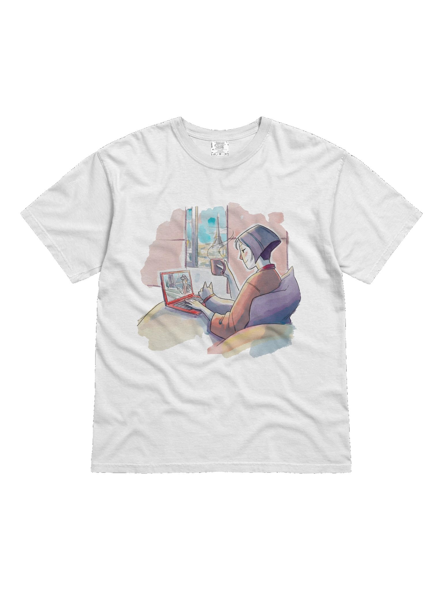 Streaming from Paris Tee product image (106)