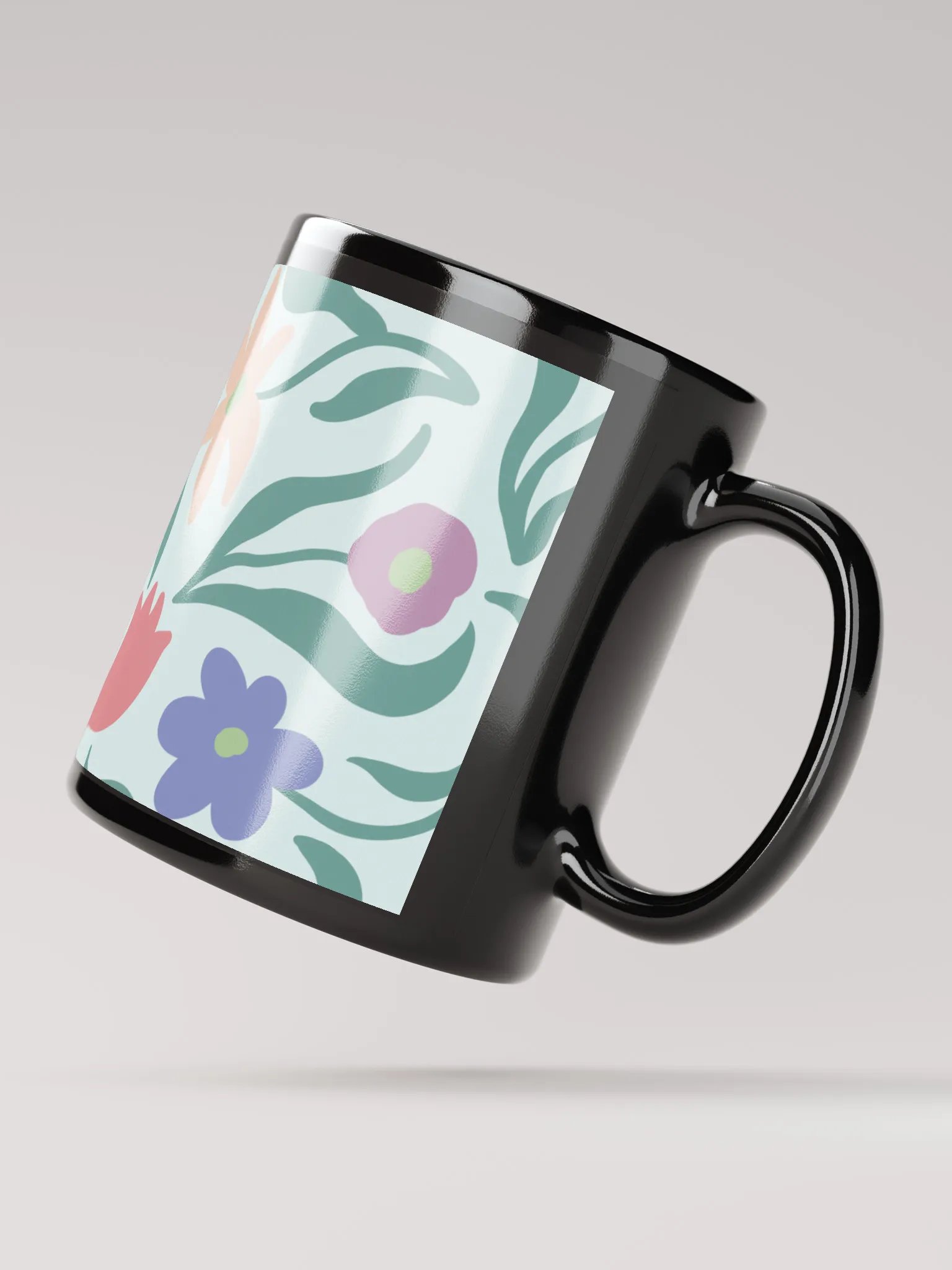 Symmetrical Floral Elegance Coffee Mug product image (3)