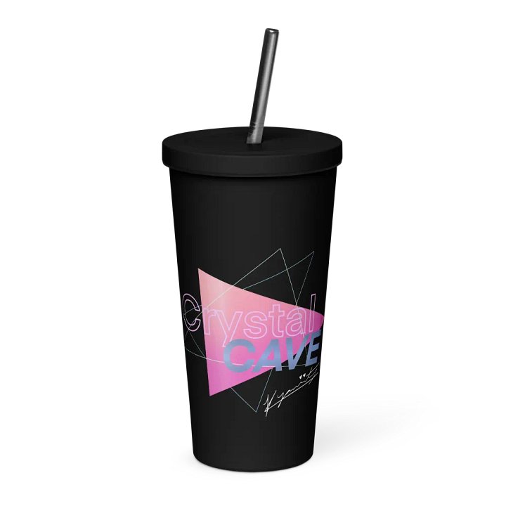 Crystal Cave Insulated Tumbler BLACK product image (1)