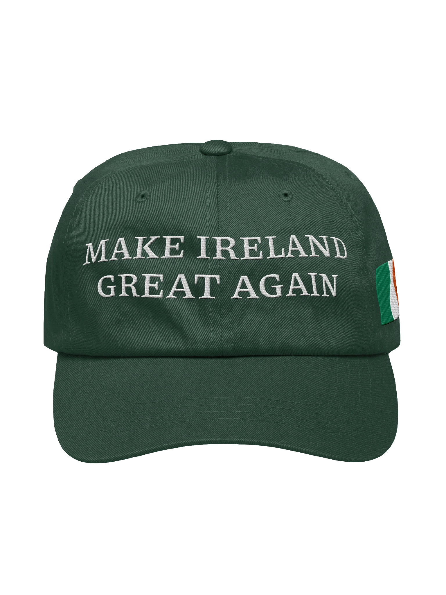 Make Ireland Great Again Embroidered Hat, MIGA Classic Cap, MIGA Hat, Support Ireland, Ireland Fan Gift Hat With Flag product image (3)