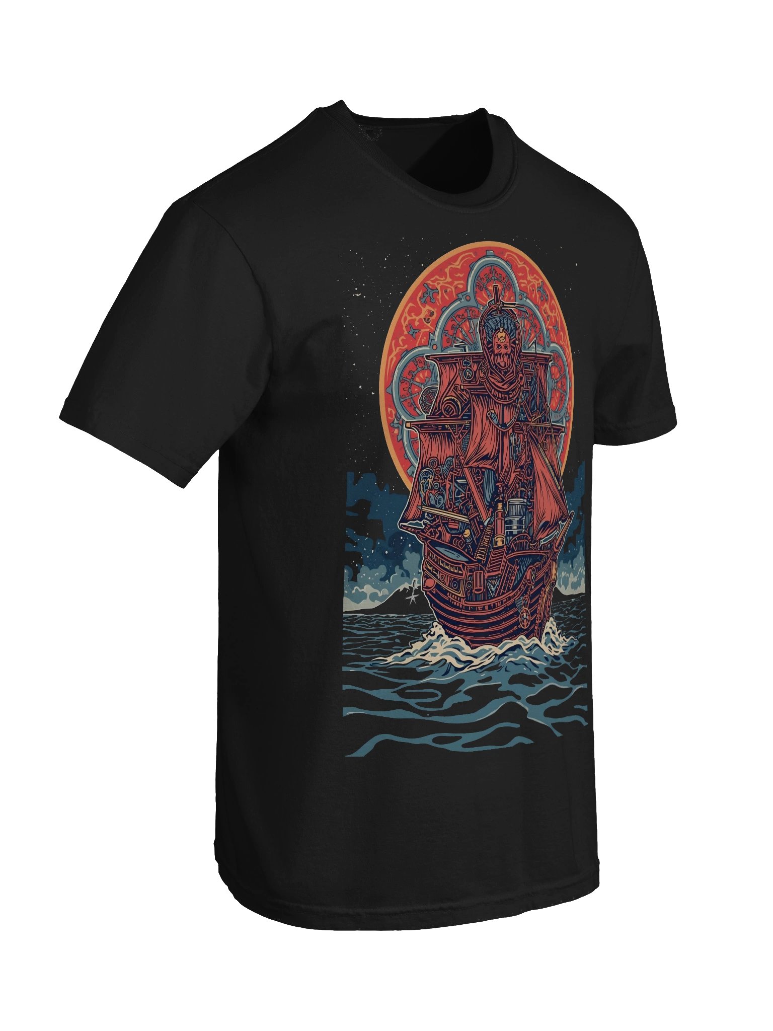 Mystical Ghost Ship Heavyweight T-Shirt product image (4)