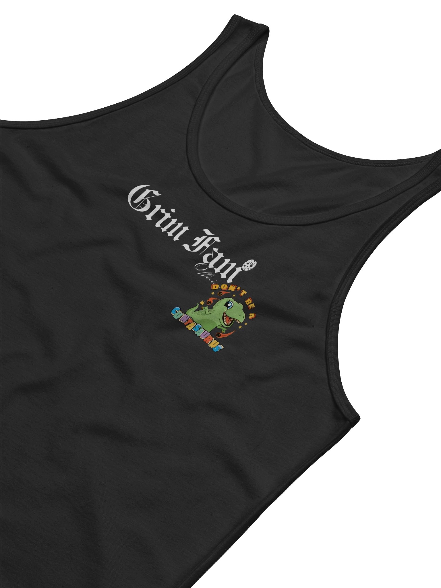 GRIM FAM – DON’T BE A CUNTASAURUS – DINO TANKTOP/SINGLET #1 product image (14)