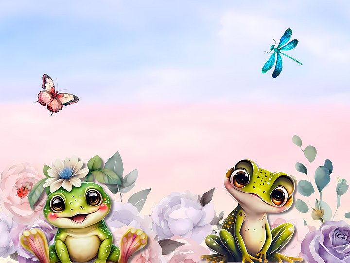 Cute frogs and roses 20 oz Stainless Steel Tumbler product image (2)