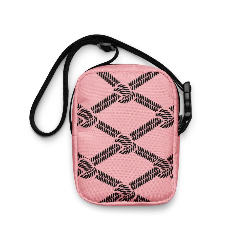 Diamond Tie hip bag (Pink and Black) product image (1)
