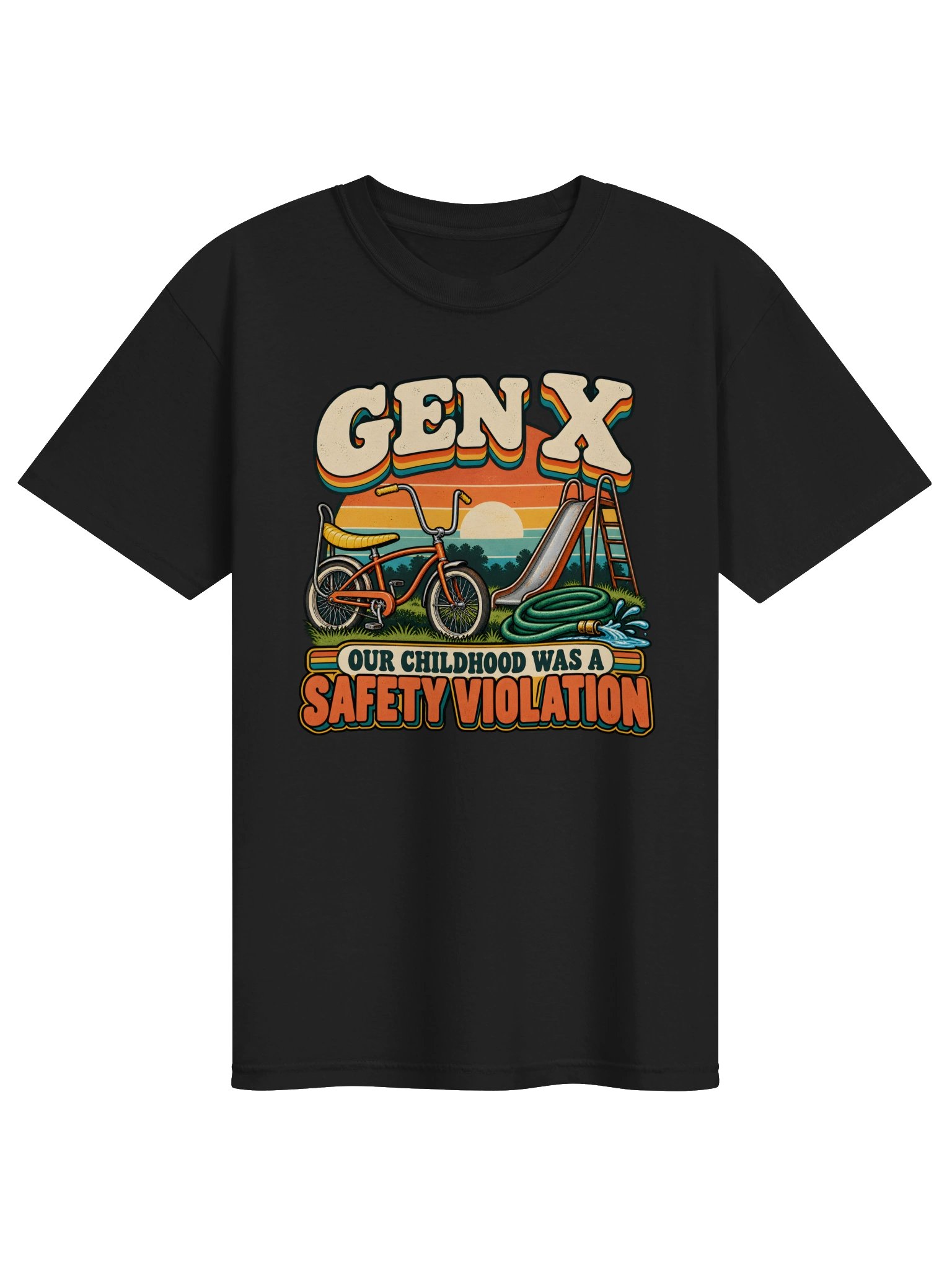 Gen X: Raised on Hose Water and Neglect - Men's Tee product image (1)