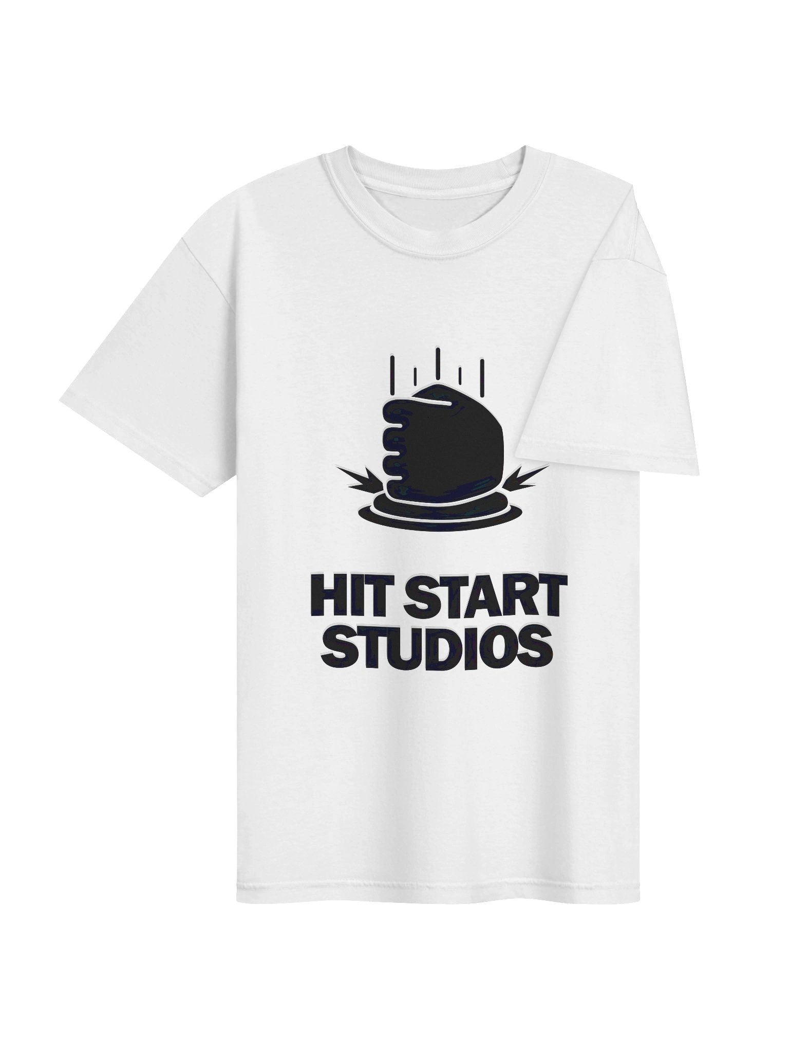 Hit Start Garment-Dyed Heavyweight T-Shirt White product image (4)