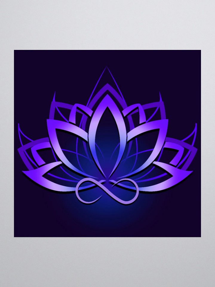 Flexxfinity Lotus Purple KissCut Sticker product image (1)