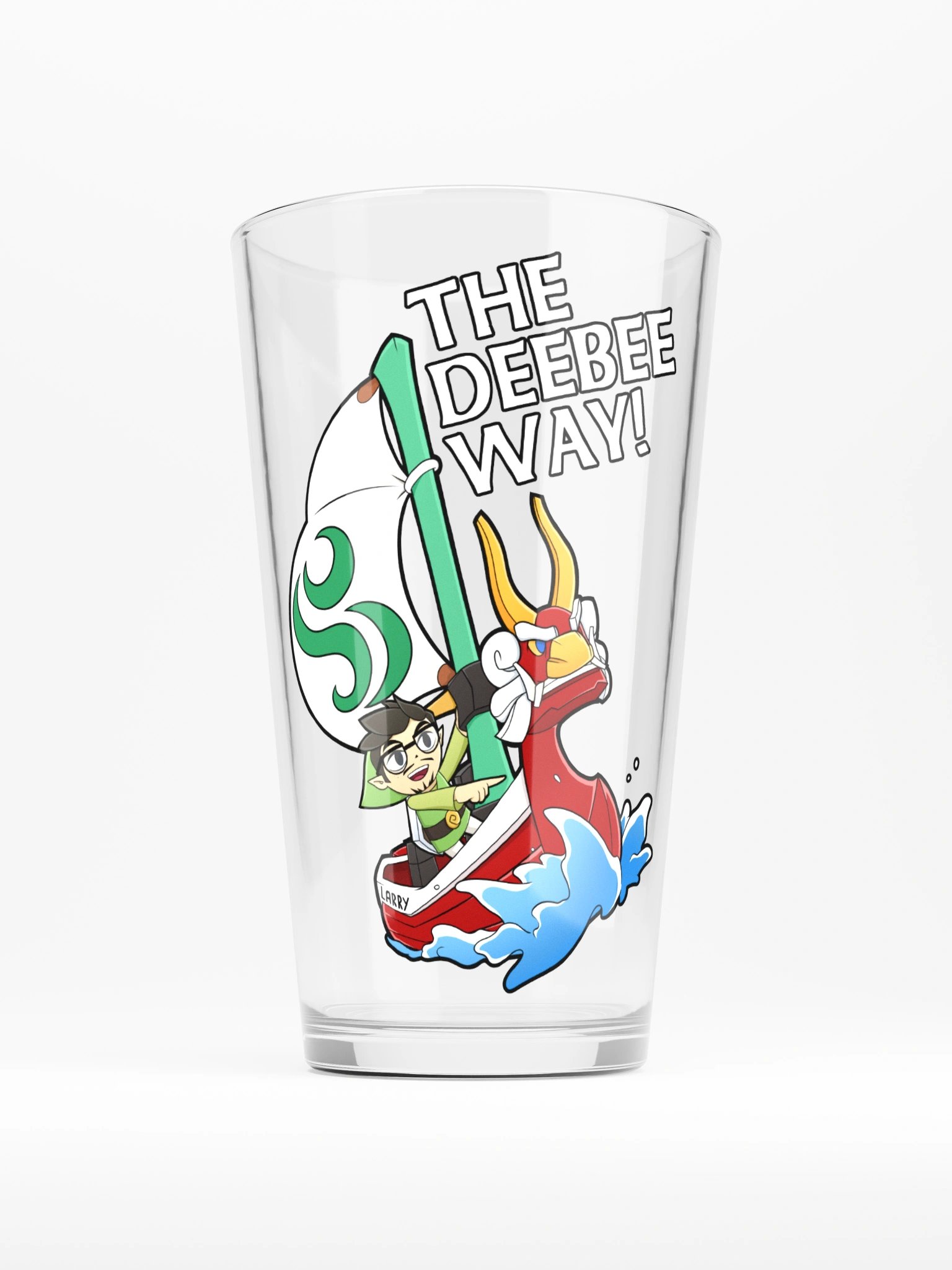 The ''DEEBEEWAY'' Shaker Pint Glass product image (1)