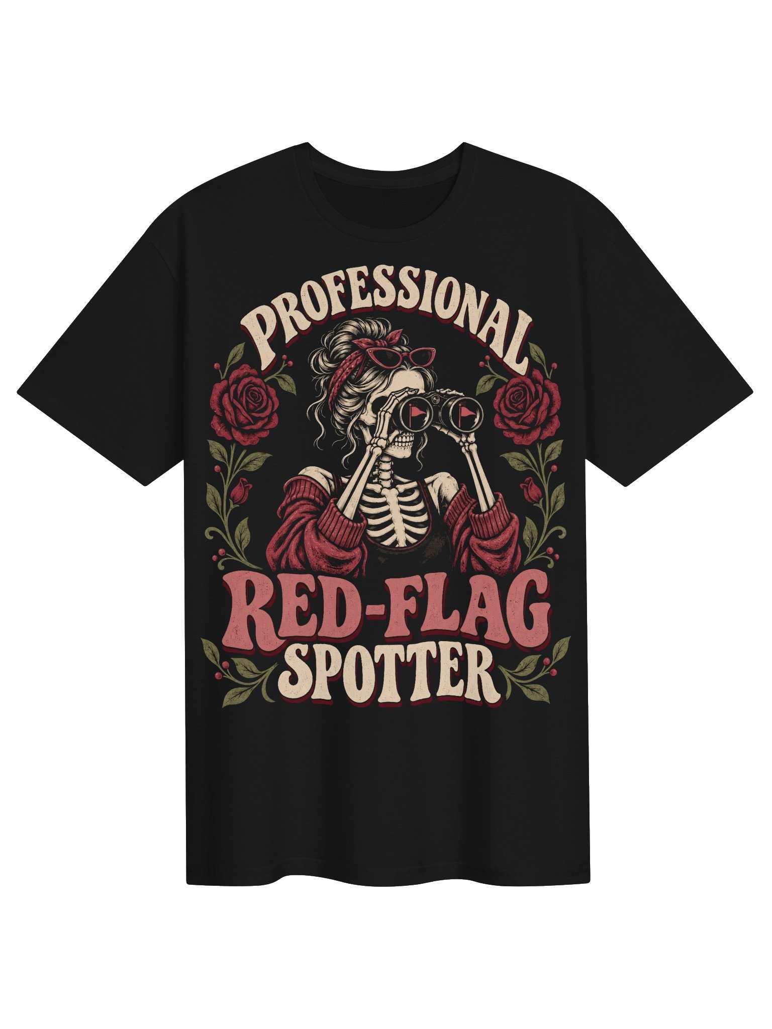 Professional Red Flag Spotter True Crime T-shirt product image (1)