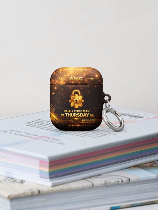 • AKC // Challenge Day Thursday AirPods® Case (Gen 1 & Gen 2) | Arkfall Kitty Collective product image (6)