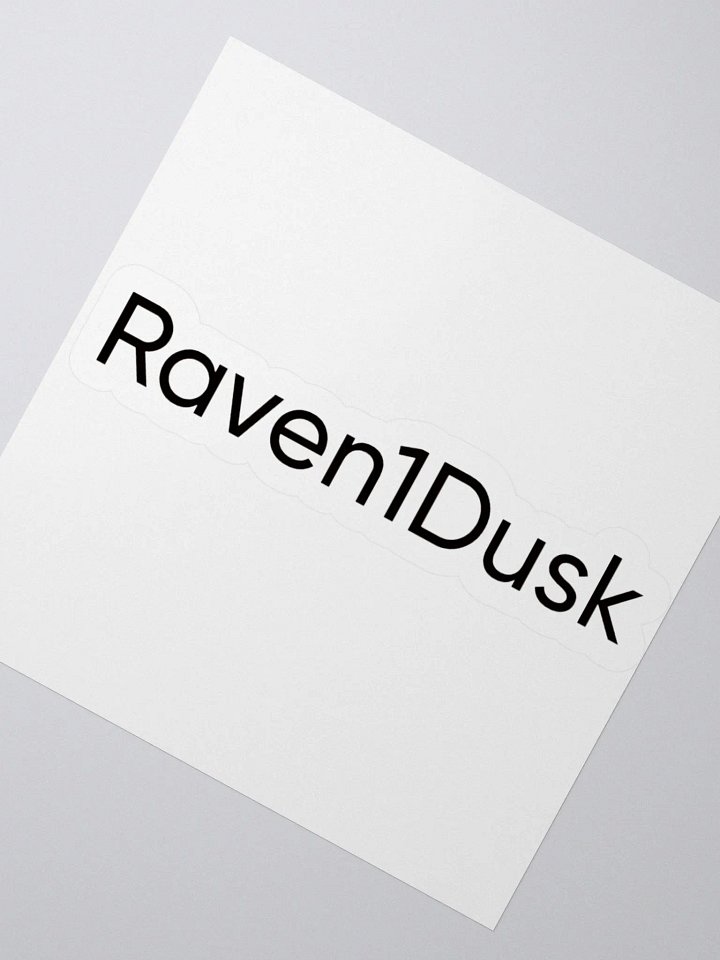 Raven1Dusk Sticker product image (4)