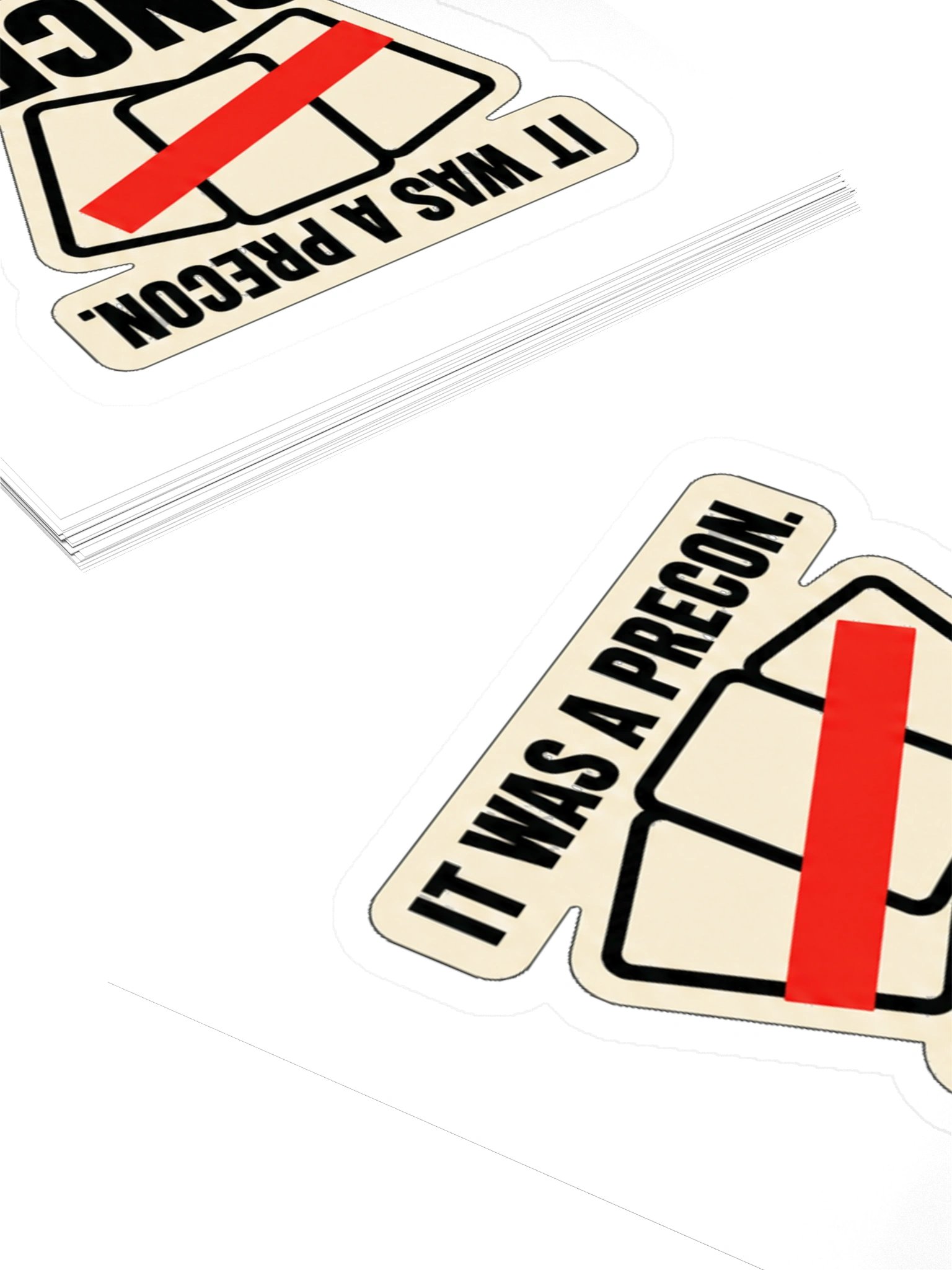 IT WAS A PRECON. ONCE. — Commander Sticker product image (5)