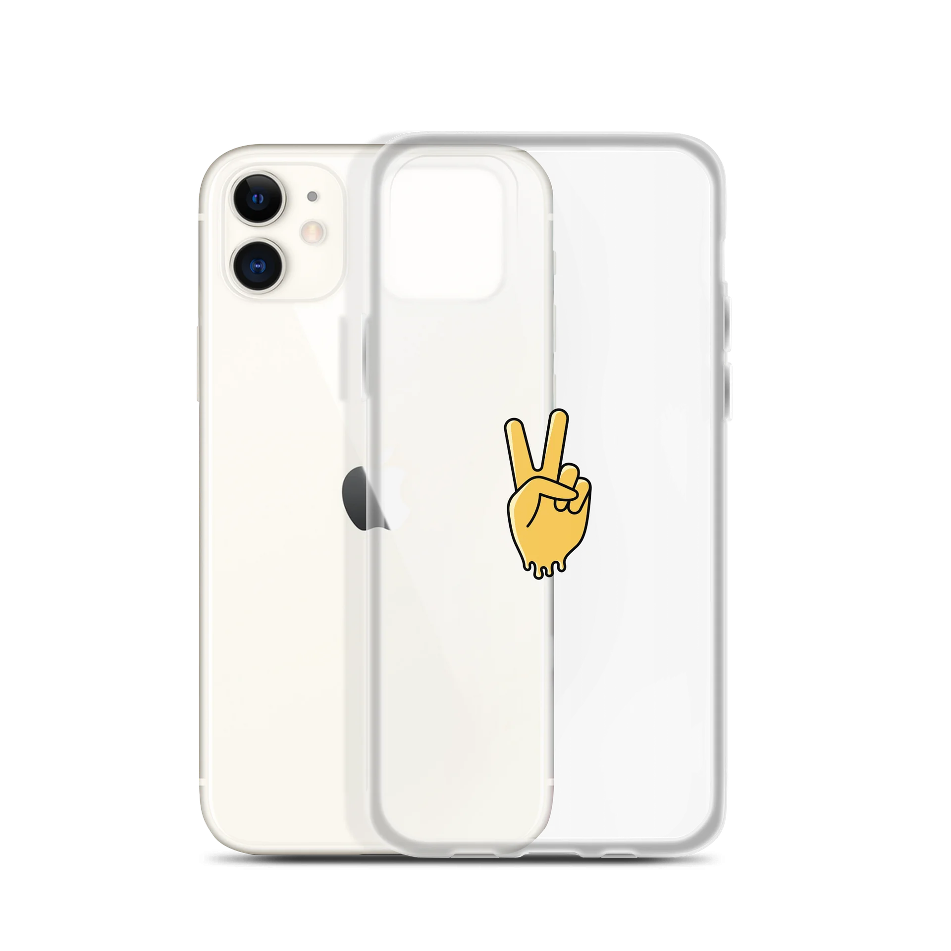 Velyen Peace iPhone Clear Case product image (2)